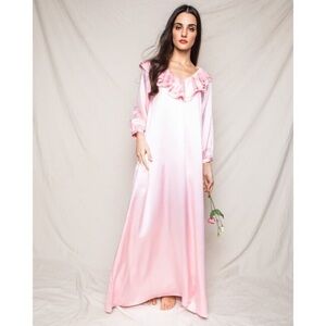 Petite Plume Silk Anastasia Night Dress Gown XS